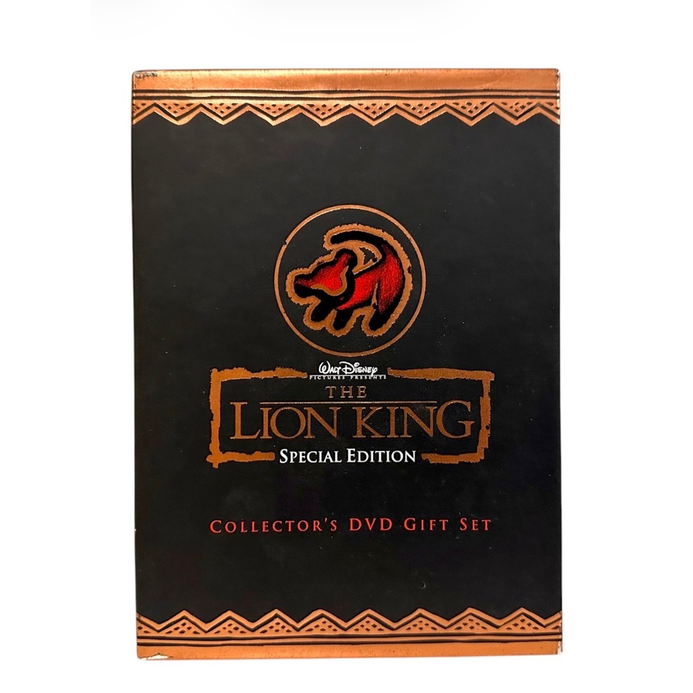 Disney Lion King Special Edition DVD Gift Set Complete 9 Portraits Book COA